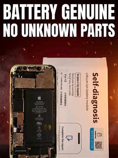 iPhone Genuine Battery Replacement & Diagnosis | No Unknown Parts Fix