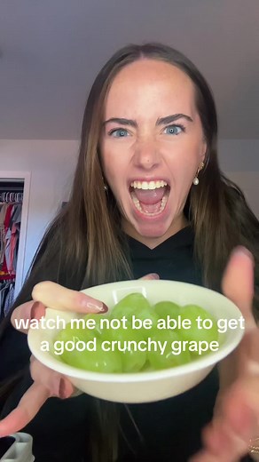 Disappointed with Crunchy Grapes: ASMR Experience