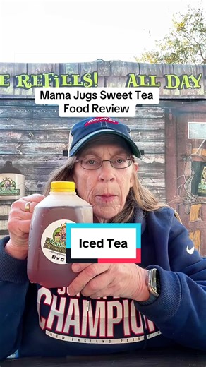 Mama Jugs sweet tea. Only available at fairs, this is my favorite iced tea. It makes going to the state fair so much better. This is not sponsored. #icedtea #sweettea #statefair #foodreviews