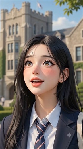 First day of anna at school | School romcom #schoollife #romcom #lovestory #koreandrama