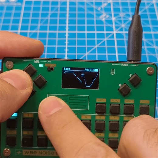 Wee Noise Makers on Instagram: "New firmware update for the PGB-1. Draw you own waveform, a chromatic keyboard mode, and 12 new synth engines! Full update video on YouTube."
