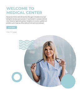 Welcome to medical center - Html Code Example by Nicepage