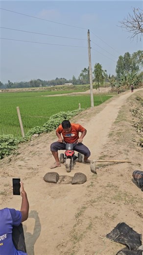 What did #6 do from behind?