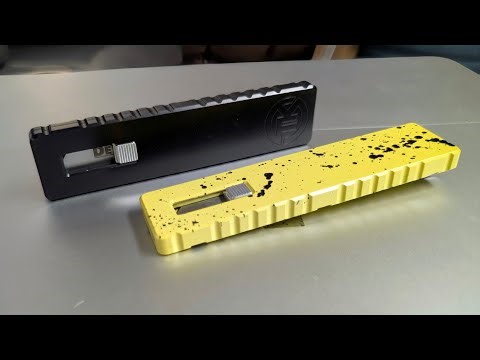 Black Anodized TK Stash TUKK XXL Clips and Loops Hunter Orange Tray Tactical Keychains Utility Knife