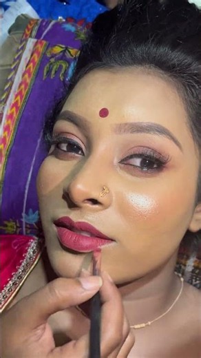 How to apply lipstick for beginners 😍 #makeup #wedding #highlights #2026 #makeupartist #trending