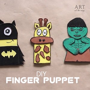 Check out this video for step by step instruction on how to make Finger Puppet! Full video : https://goo.gl/QA7oZU Watch more : https://goo.gl/zMcfSz | Art All The Way