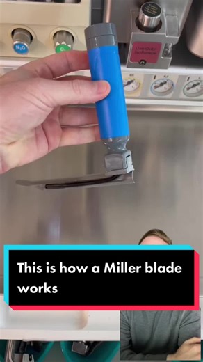 This is how a miller blade works for direct division laryngoscopy! . . . . #icu #fyp #icunurselife #icunurseproblems #icunursing #criticalcarenurse #nursepractitioner #nursingstudent #nursing #icunursesoftiktok #icunurses #icunursing #criticalcarenurse #emergencyroom #emergencymedicine #ernurse #ernursesoftiktok #nursingstudentsoftiktok #crna #crnalife #anesthesia #anesthesialife #anesthesiatiktok