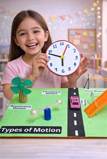 Types of Motion - Physics Project Model | Kidpid
