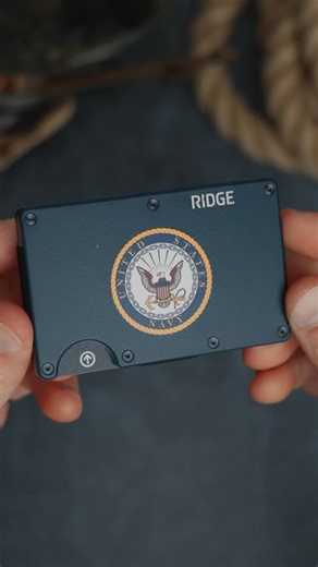 Ridge on Instagram: "The Ridge U.S. Navy Wallet has arrived. Officially licensed and precision crafted, this wallet embodies the durability and heritage of the U.S. Navy. Carry your essentials with pride. Military discount available #ridge #edc #edcgear #everydaycarry #edccommunity #ridgewallet #wallet #wallets #navy #usnavy"