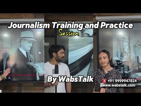 Master the Art of Journalism | Public Speaking & Media Training by WabsTalk #journalism