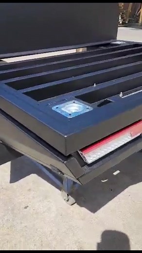 Aussie Made Ute Trays. Designed and Built from the Ground Up, Right here in Hallam, Vic. #fyp #ute #utetray #heeler #bluescope #dulux #ledautolamps #ultimoel