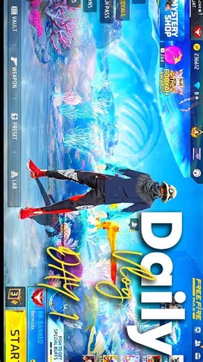 Mini Vlog: My First Day Playing Free Fire! (Beginner Gameplay)