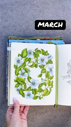 📚 What I Coloured in March #coloring