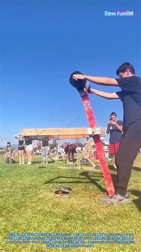 エンジニアリングの技：投石機による投射物の発射