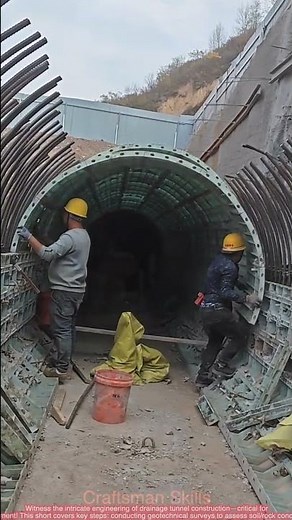 Drainage Tunnel Construction: Full Engineering Process in Action