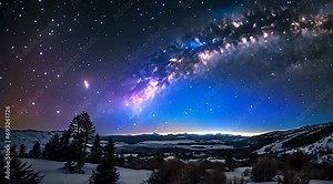 meteor shower phenomenon: falling stars spectacle