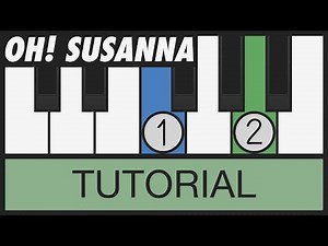 Oh! Susanna - How to Play - Easy Piano Tutorial