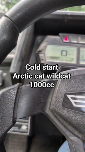 cold starting my Arctic cat wildcat 1000cc side by side