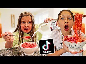 WEIRD TIKTOK FOOD COMBINATIONS PEOPLE LOVE!! **GROSS DIY FOOD** | JKREW