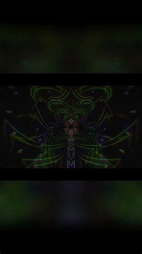 Hypnotic Neon Hands Dance: Abstract Visual Magic Unfolds! #shorts