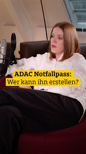 Kann jeder einen ADAC Notfallpass erstellen? #adac #shorts #notfallpass