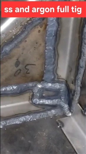 ss full tig welding process😱 how to ss tig argon welding stainless steel #welding #tigwelding #stick