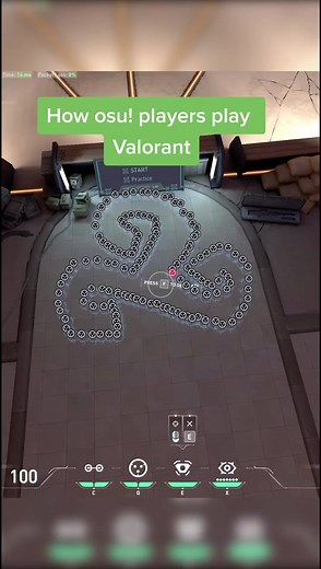 How osu! players play Valorant