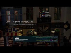 building opencode and recording a podcast with dax