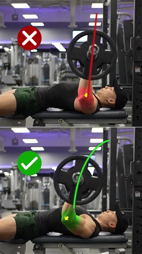 Fix Your Bench Press Better setup = more chest, less shoulders. (Full Program 🔗 in bio) My program shows you step-by-step. #benchpress #chestworkout #mensfitness #gymtips #fitnesstips