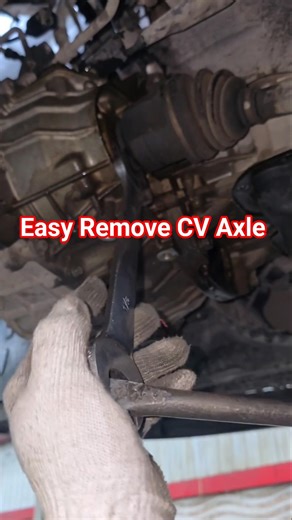 Mechanic Tricks: Easy Remove CV Axle with an Open End Wrench #autoparts #automotivetools #mechanic