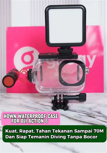 HOWN Waterproof Case for DJI Action 6: Explore Underwater