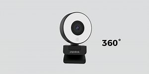 papalook 60FPS 1080P Webcam with Ring Light, Auto-Focus with Tripod, PA552 Pro Full HD Streaming Web Camera with Dual Microphones, Plug and Play for PC Mac Laptop Desktop Computer Online Conference