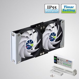 TITAN RV Refrigerator Rooftop Vent Fan | 12V DC IP55 Waterproof Mount Cooling Solution