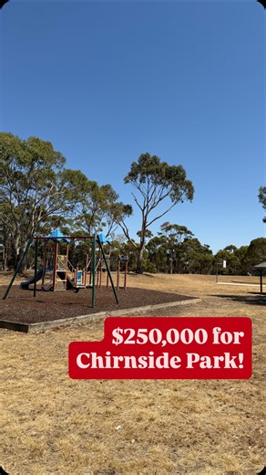 We’re delivering a much needed upgrade at Chirnside Park, with a $250,000 investment from the State Government. This is going to be incredible for our Lara community ❤️ | Ella George MP