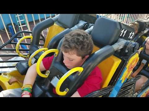 Tim rides the Fire Ball!