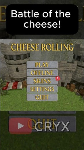 The Cheese Battle Got WAY Too Competitive 🧀😂 #gaming #shorts #cheeserolling #funny #viral