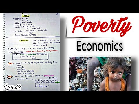 Poverty || Indian Economy || Handwritten notes || Lec.42 || An Aspirant !