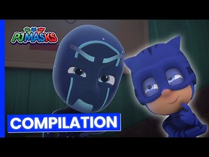 Night Ninja's Airways Attack | Compilation | PJ Masks - Videos For Kids