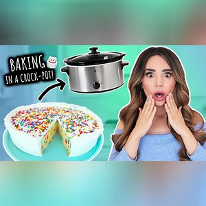 I Tried Baking A CAKE In A Crock Pot! | Rosanna Pansino