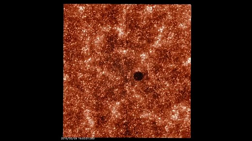 • 2018 Transit of Mercury • On May 9, 2016, a NASA solar telescope called the Interface Region Imaging Spectrograph, or IRIS, observed Mercury crossing in front of the sun — an astronomical phenomenon known as a Mercury transit. During the transit, IRIS focused on Mercury in order to help calibrate its telescope. By observing the planet — a region that ideally should appear completely dark — the team could determine just how the optics focus incoming light. IRIS can then be recalibrated to accom