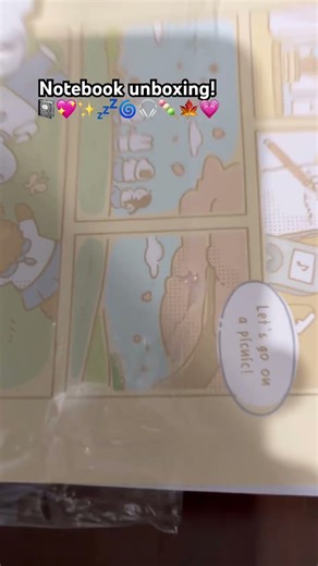 Notebook unboxing!📓🌀✨#notebook #cute #nice #satisfying #whynot #lolzzz #hehe #unboxing #nicee #bye