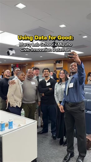 Last week our Data Analytics Fellows wrapped their Cvic Innovation Datathon 📊 After months of learning, they used data to explore real issues across NYC like food insecurity, college readiness, and housing. Proud of the thoughtful work they produced 🙌🏾 #dataanalytics