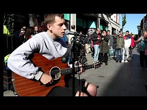 "Little Lion Man" with Paul Jenkinson and a grateful crowd...(Mumford & Sons) cover.