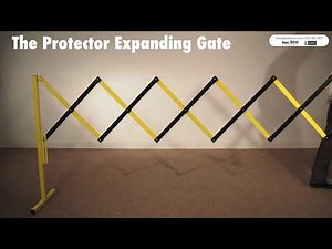 The Portable Folding Security Gate for Indoor & Outdoor Barricading