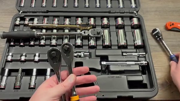 Harbor Freight Quinn No Skip Master 3/8” Socket Set