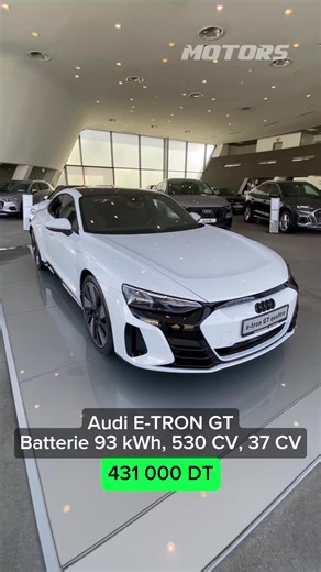 22K views · 39 reactions | Prix #Audi E-Tron #GT 100% #électrique voiture neuve #Tunisie | Motors Tunisie | Facebook