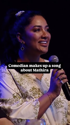 Hassaan Bin Shaheen | Improvising a song about the iconic @real_mathira in real time | Instagram