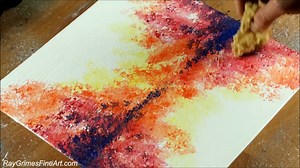 3K views · 56 reactions | Easy beginner landscape painting! Hope you enjoy! #RayGrimesFineArt #ad #diyprojects #fineart #selfmade #crafting #colorful #crafts #craft #fyp #art #satisfying #acrylicpainting #acrylic #painting #paintings #landscapepainting | Ray Grimes Fine Art | Facebook