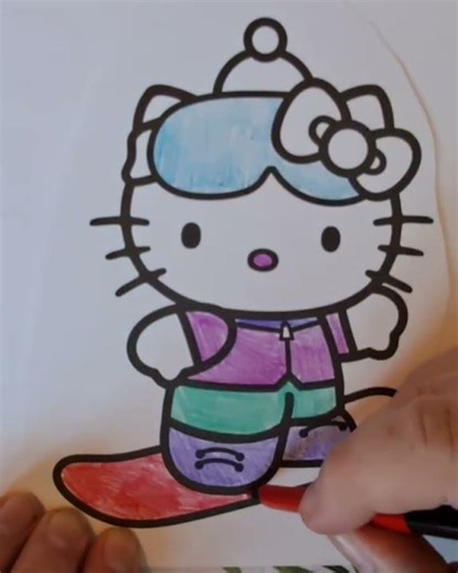 hello kitty coloring pages