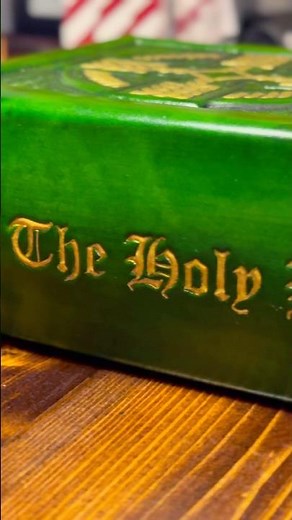 The Holy Bible | Custom Leather Bible in 18k Gold